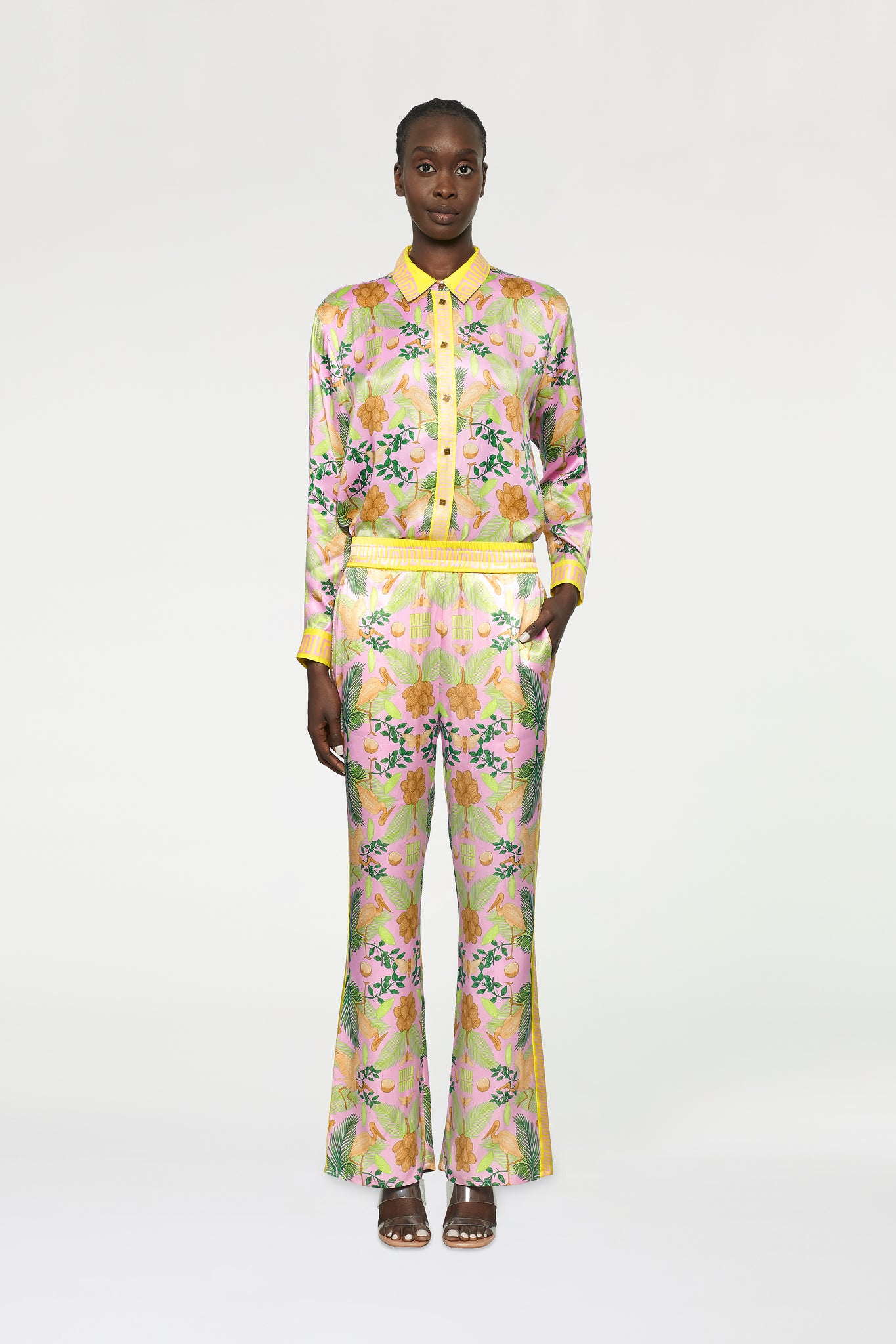 Coconut & Fingerlime Illustrated Pant