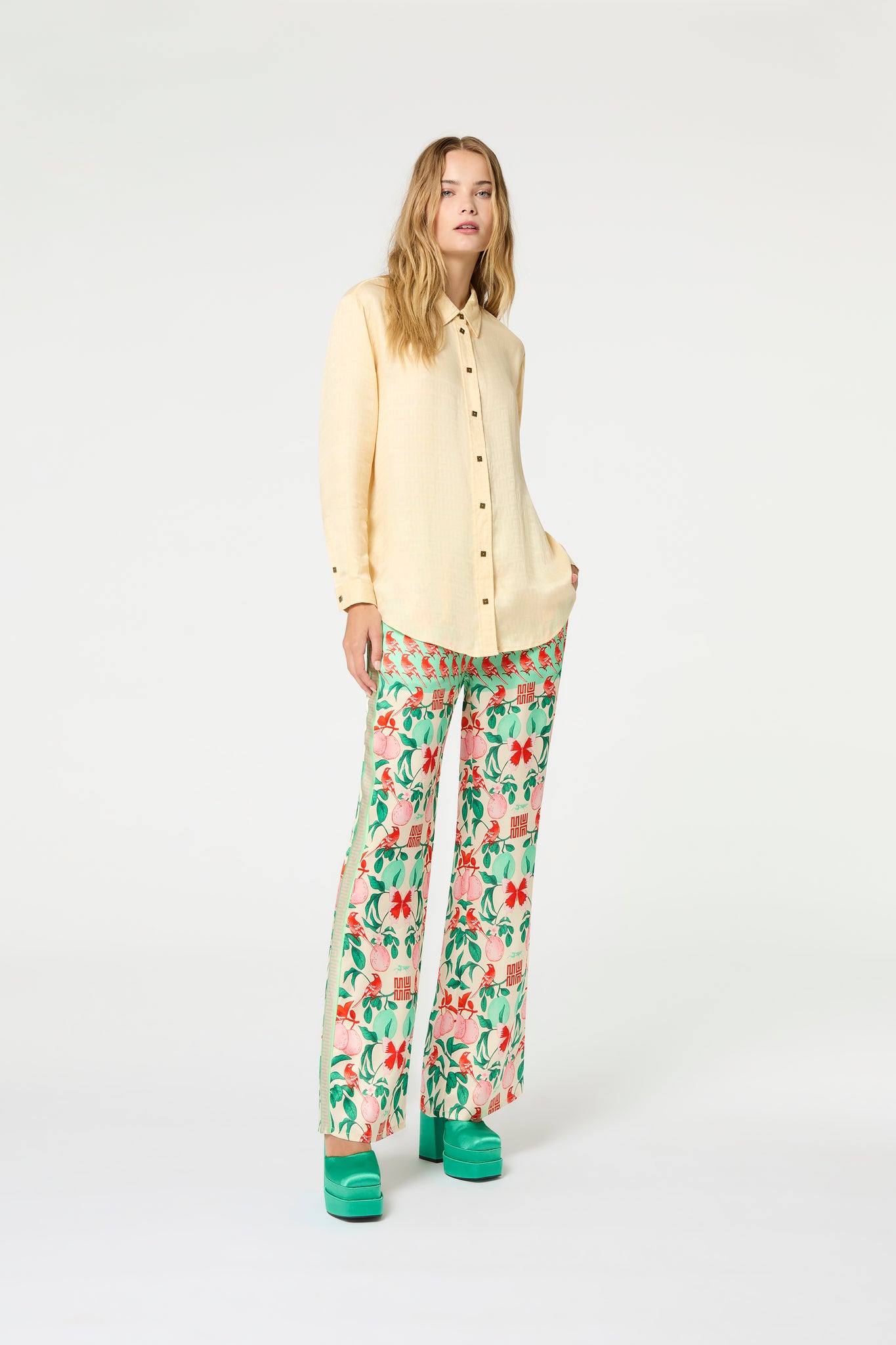 Creme Jacquard Shirt